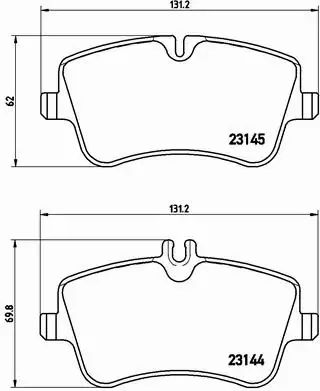 BREMBO KLOCKI HAMULCOWE PRZÓD P 50 046 