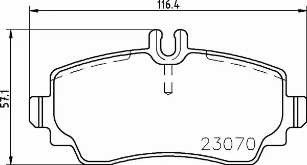 BREMBO KLOCKI HAM MERCEDES-BENZ VANEO (414) CDI PR 