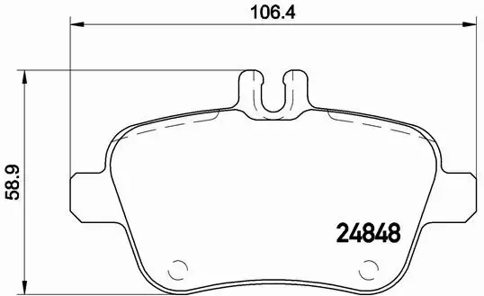  BREMBO TARCZE+KLOCKI TYŁ MERCEDES CLA C117 295MM 