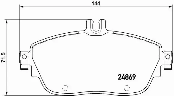 BREMBO TARCZE+KLOCKI PRZÓD MERCEDES A W176 295MM 