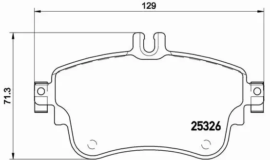 BREMBO TARCZE+KLOCKI PRZÓD MERCEDES A W176 280MM 