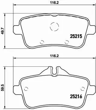  BREMBO TARCZE+KLOCKI TYŁ MERCEDES GLS X166 345MM 