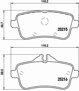 BREMBO TARCZE+KLOCKI TYŁ MERCEDES GL X166 345MM 