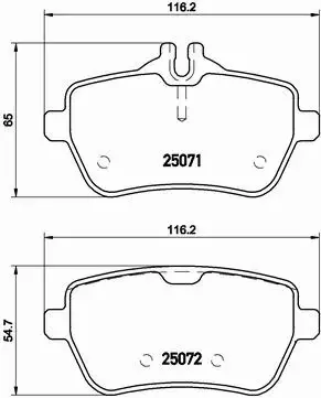 BREMBO TARCZE+KLOCKI TYŁ MERCEDES SL R231 320MM 