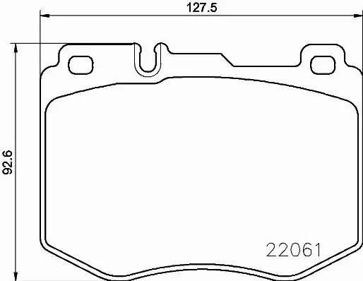 BREMBO TARCZE+KLOCKI PRZÓD MERCEDES C W205 342MM 