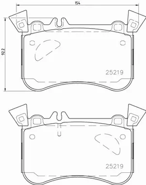 BREMBO KLOCKI HAMULCOWE PRZÓD P 50 121 