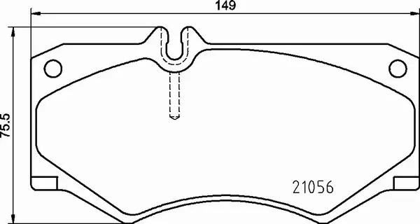 BREMBO KLOCKI HAMULCOWE PRZÓD P 50 134 