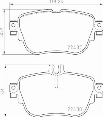 BREMBO KLOCKI HAMULCOWE TYŁ P 50 136 