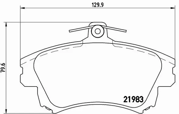 BREMBO KLOCKI HAMULCOWE P 54 036 