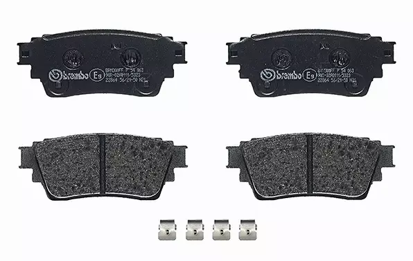 BREMBO TARCZE+KLOCKI TYŁ OUTLANDER III 302MM 