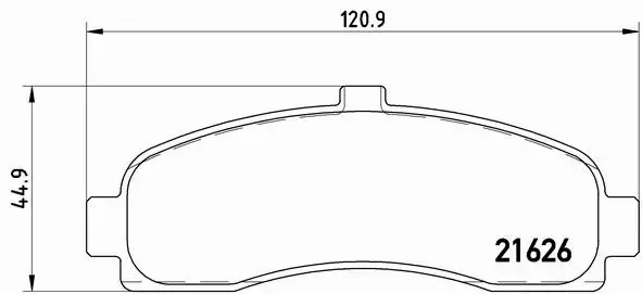 KLOCKI HAMULCOWE BREMBO NISSAN MICRA K11 PRZEDNIE 