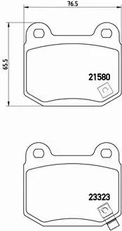 BREMBO KLOCKI HAMULCOWE P 56 048 