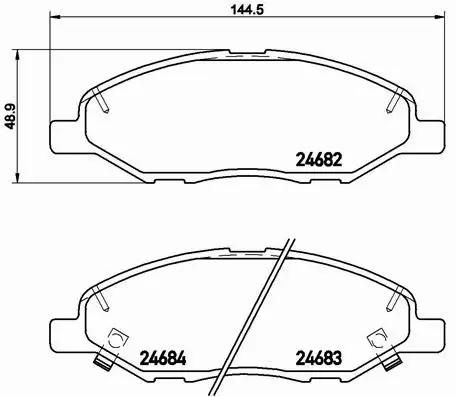 BREMBO TARCZE+KLOCKI PRZÓD NISSAN MICRA K12 260MM 