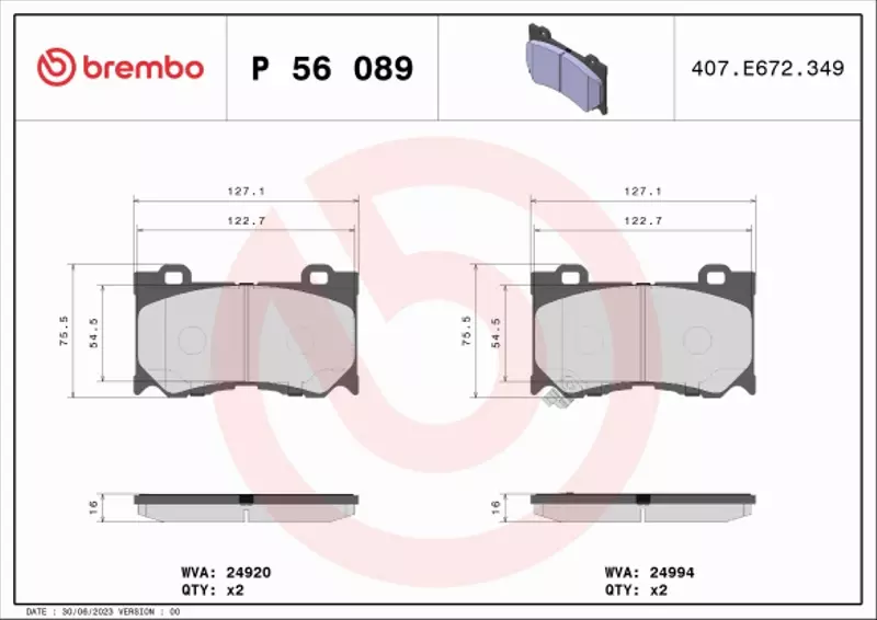 BREMBO TARCZE+KLOCKI PRZÓD NISSAN 370Z 355MM 