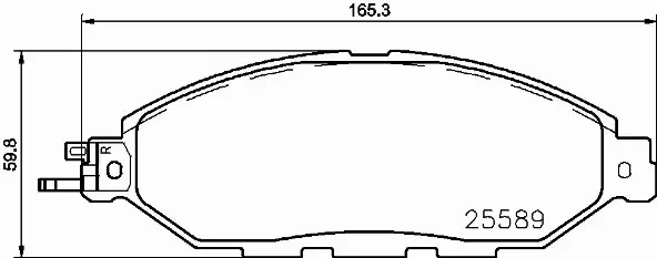 BREMBO KLOCKI HAMULCOWE PRZÓD P 56 103 