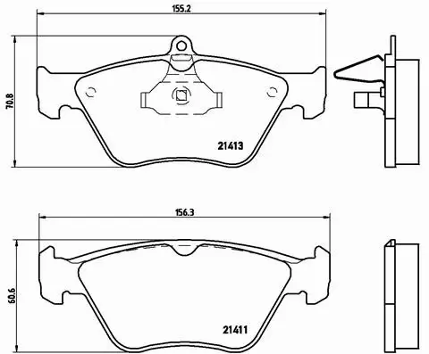 BREMBO TARCZE+KLOCKI PRZÓD OPEL OMEGA B 286MM 