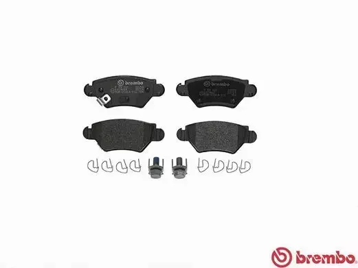 BREMBO TARCZE + KLOCKI TYŁ OPEL ASTRA G  ZAFIRA Ty 