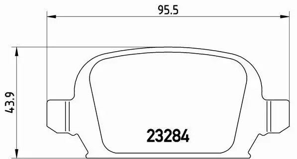 BREMBO TARCZE+KLOCKI TYŁ OPEL TIGRA B 240MM 