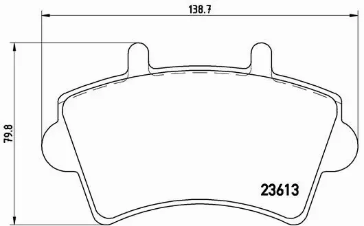 BREMBO KLOCKI HAM Movano DTI CDTI Master II dTi dC 