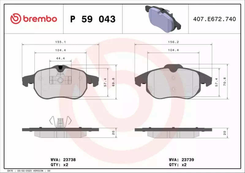 BREMBO TARCZE+KLOCKI PRZÓD OPEL ASTRA H 321MM 