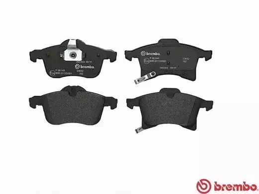 BREMBO TARCZE+KLOCKI PRZÓD+TYŁ OPEL ZAFIRA B 308MM 