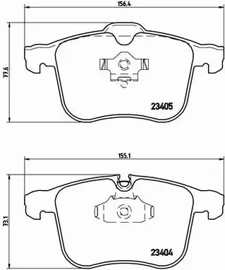 BREMBO KLOCKI HAMULCOWE PRZÓD P 59 049 