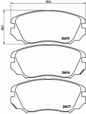 BREMBO TARCZE + KLOCKI PRZÓD OPEL INSIGNIA 296MM 