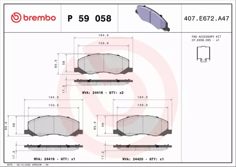 BREMBO TARCZE+KLOCKI PRZÓD OPEL INSIGNIA A 337MM 