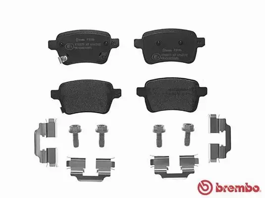 BREMBO TARCZE+KLOCKI TYŁ OPEL CORSA E 264MM 