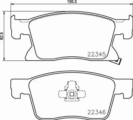 BREMBO TARCZE+KLOCKI PRZÓD OPEL ASTRA K 300MM 