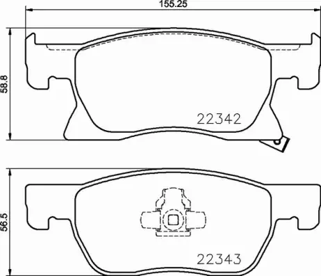 BREMBO KLOCKI HAMULCOWE PRZÓD P 59 092 