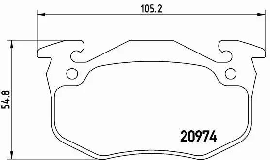 BREMBO TARCZE+KLOCKI TYŁ PEUGEOT 206 306 247MM 