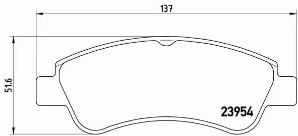 BREMBO KLOCKI HAMULCOWE PRZÓD P 61 066X 