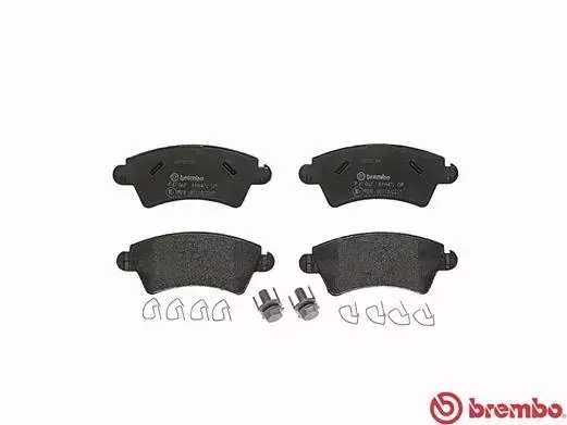 BREMBO KLOCKI HAMULCOWE PRZÓD CITROEN XSARA N0 N1 