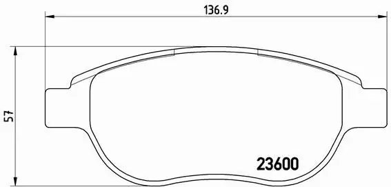  BREMBO TARCZE+KLOCKI PRZÓD+TYŁ PEUGEOT 307 283MM 