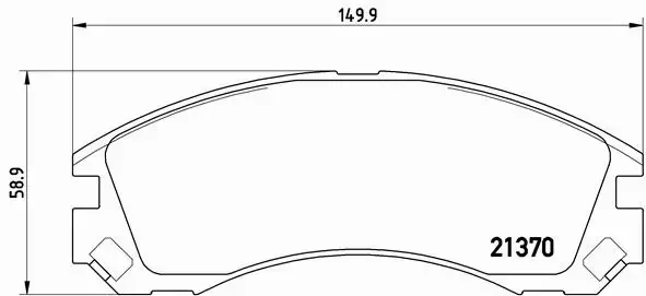 BREMBO KLOCKI HAMULCOWE PRZÓD P 61 089 