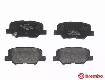 BREMBO Zestaw klocków hamulcowych, hamulce tarczowe P 61 111 