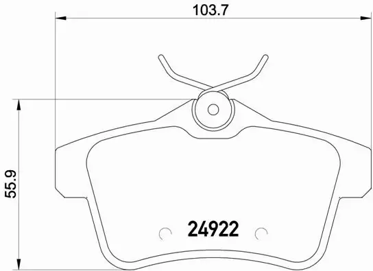  BREMBO TARCZE+KLOCKI P+T PEUGEOT 5008 283MM 