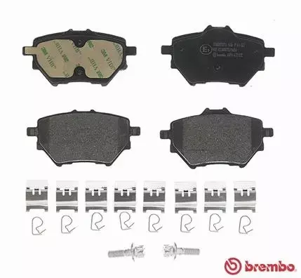 BREMBO Zestaw klocków hamulcowych, hamulce tarczowe P 61 122 