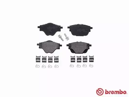 BREMBO Zestaw klocków hamulcowych, hamulce tarczowe P 61 124 