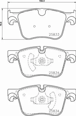 BREMBO TARCZE+KLOCKI PRZÓD PEUGEOT 308 II 304MM 