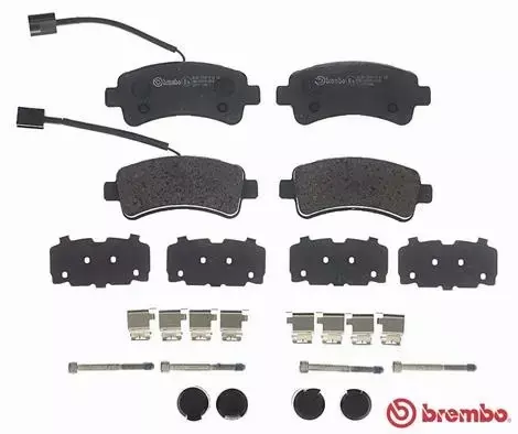 BREMBO Zestaw klocków hamulcowych, hamulce tarczowe P 61 130 