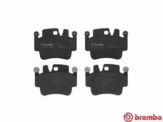 BREMBO Zestaw klocków hamulcowych, hamulce tarczowe P 65 009 