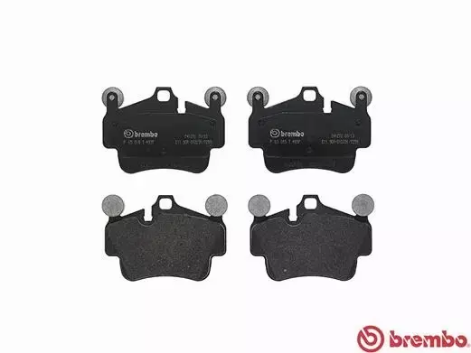 BREMBO Zestaw klocków hamulcowych, hamulce tarczowe P 65 015 