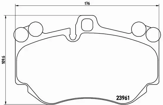 BREMBO KLOCKI HAMULCOWE P 65 016 