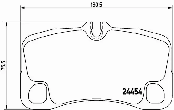 BREMBO Zestaw klocków hamulcowych, hamulce tarczowe P 65 022 