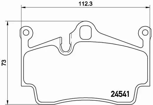 BREMBO KLOCKI HAMULCOWE P 65 028 