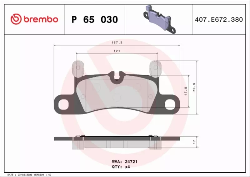 BREMBO TARCZE+KLOCKI T PORSCHE CAYENNE 92A 330MM 