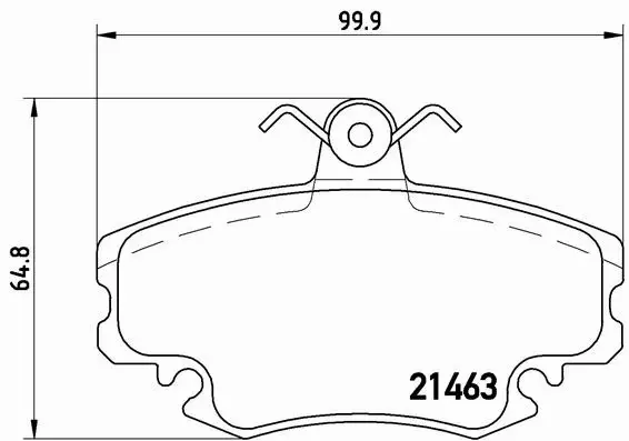 BREMBO TARCZE+KLOCKI PRZÓD RENAULT 19 I II 238MM 