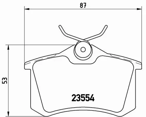  BREMBO TARCZE+KLOCKI TYŁ RENAULT FLUENCE 260MM 